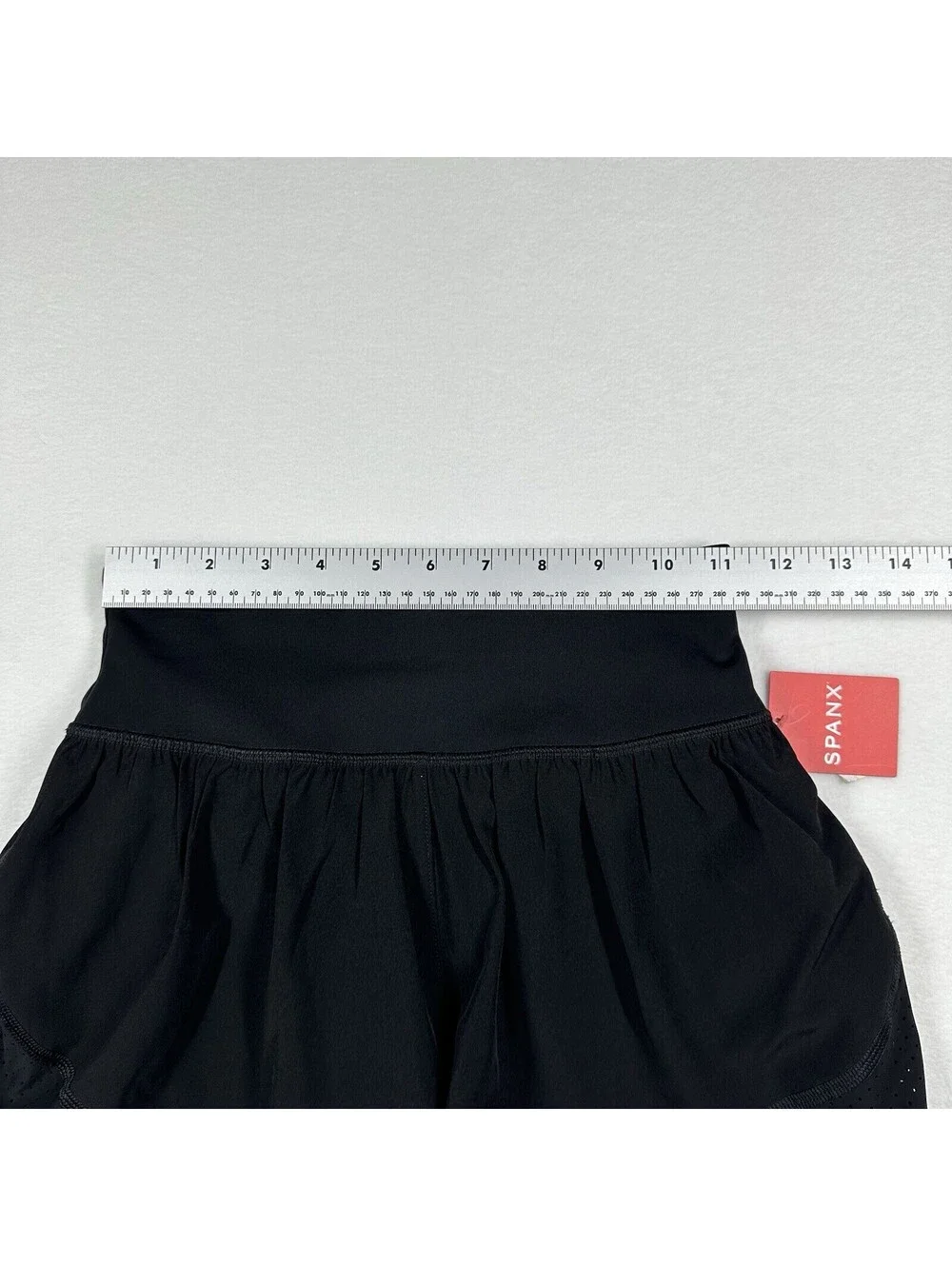 SPANX Get Moving Shorts Womens XS Black 2 in 1  Double Layer Athletic Running